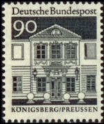 Germania 1966 - serie Edifici storici: 90 pf