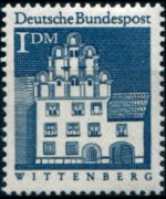 Germany 1966 - set Historical buildings: 1 Dm