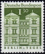 Germania 1966 - serie Edifici storici: 1,30 Dm