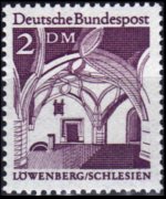 Germania 1966 - serie Edifici storici: 2 Dm