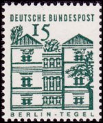 Germania 1964 - serie Edifici storici: 15 pf
