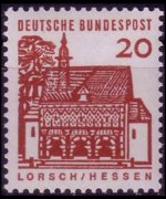 Germania 1964 - serie Edifici storici: 20 pf