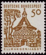 Germany 1964 - set Historical buildings: 50 pf