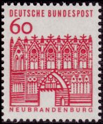 Germania 1964 - serie Edifici storici: 60 pf