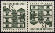 Germany 1964 - set Historical buildings: 15 pf
