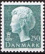 Danimarca 1974 - serie Regina Margareta: 250 ø