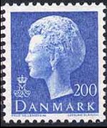 Denmark 1974 - set Queen Margrethe: 200 ø