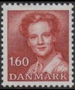 Danimarca 1982 - serie Regina Margareta: 1,60 kr