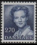 Danimarca 1982 - serie Regina Margareta: 2,70 kr