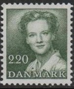 Danimarca 1982 - serie Regina Margareta: 2,20 kr