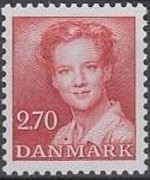 Danimarca 1982 - serie Regina Margareta: 2,70 kr