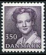 Danimarca 1982 - serie Regina Margareta: 3,50 kr