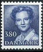 Danimarca 1982 - serie Regina Margareta: 3,80 kr