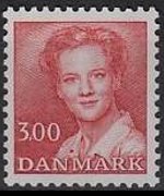 Danimarca 1982 - serie Regina Margareta: 3,00 kr