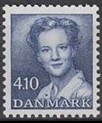 Danimarca 1982 - serie Regina Margareta: 4,10 kr