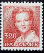 Denmark 1982 - set Queen Margrethe: 3,20 kr