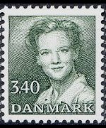 Danimarca 1982 - serie Regina Margareta: 3,40 kr