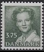 Danimarca 1982 - serie Regina Margareta: 3,75 kr