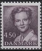 Danimarca 1982 - serie Regina Margareta: 4,50 kr