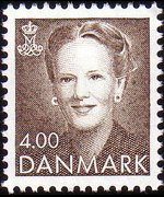 Danimarca 1990 - serie Regina Margareta: 4,00 kr