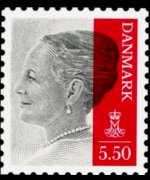 Denmark 2010 - set Queen Margrethe - self-adhesive: 5,50 kr