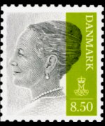 Denmark 2010 - set Queen Margrethe - self-adhesive: 8,50 kr