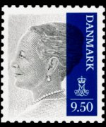 Denmark 2010 - set Queen Margrethe - self-adhesive: 9,50 kr