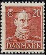 Denmark 1942 - set King Christian X: 20 ø