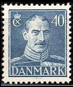 Denmark 1942 - set King Christian X: 40 ø