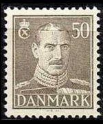 Denmark 1942 - set King Christian X: 50 ø