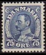 Danimarca 1934 - serie Re Cristiano X: 75 ø