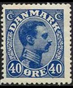 Denmark 1913 - set King Christian X: 40 ø