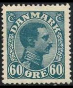 Danimarca 1913 - serie Re Cristiano X: 60 ø
