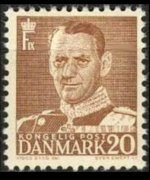 Danimarca 1948 - serie Re Federico IX: 20 ø