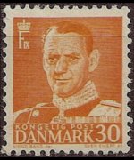 Danimarca 1948 - serie Re Federico IX: 30 ø