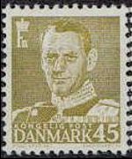 Danimarca 1948 - serie Re Federico IX: 45 ø