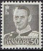 Danimarca 1948 - serie Re Federico IX: 50 ø