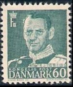 Danimarca 1948 - serie Re Federico IX: 60 ø