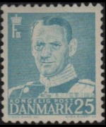 Danimarca 1948 - serie Re Federico IX: 25 ø