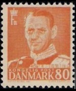 Danimarca 1948 - serie Re Federico IX: 80 ø