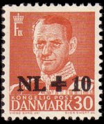 Denmark 1948 - set King Frederik iX: 30 ø + 10 ø