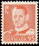 Danimarca 1948 - serie Re Federico IX: 95 ø