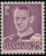 Danimarca 1948 - serie Re Federico IX: 25 ø