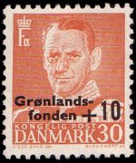 Danimarca 1948 - serie Re Federico IX: 30 ø + 10 ø