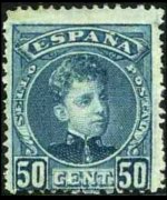 Spain 1901 - set King Alfonso XIII: 50 c