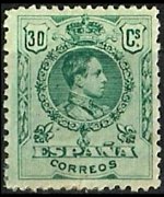 Spain 1909 - set King Alfonso XIII: 30 c