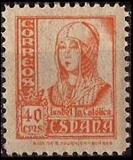 Spain 1937 - set Queen Isabella I: 40 c