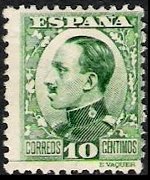 Spagna 1930 - serie Re Alfonso XIII: 10 c