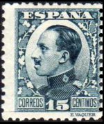 Spagna 1930 - serie Re Alfonso XIII: 15 c