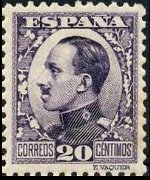 Spagna 1930 - serie Re Alfonso XIII: 20 c